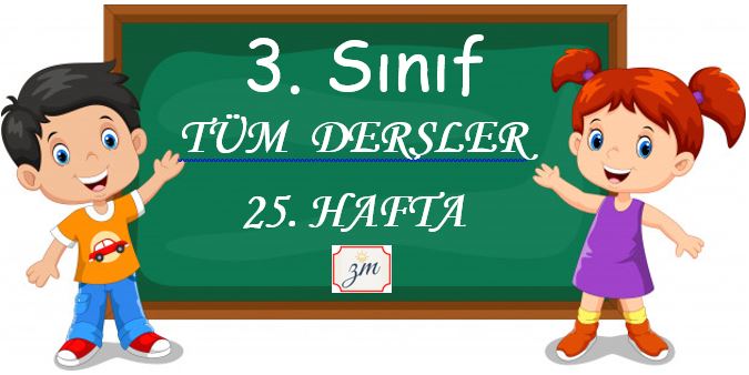 3. Sınıf 25. Hafta Tüm Dersler Etkinliği (05 Nisan - 11 Nisan )